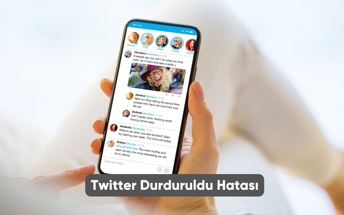 Twitter Durduruldu Hatası